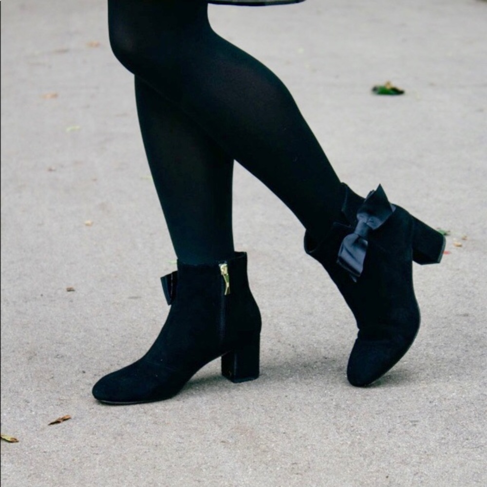 ๐HP NEW kate spade NY Langley suede ankle boot 10 - Picture 7 of 7